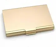FYID-Feiyide 20 Pieces Gold Metal Business Card Holder for Men Women Professional Aluminum Business Card Case Slim Wallet Name Card Wallet Style