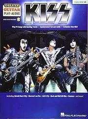 Hal Leonard Deluxe Guitar Play-Along Volume 18 Kiss Book