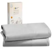 100% Cotton Pillow Cases Standard Size Set of 2, Soft & Cooling Sateen Weave ...