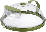 AIMALL Microwave Heating Lid with Water Injection – 26cm Splash-Proof Food Cover with Steam Vent, Moisture-Retaining Dome Lid for Even Heating and Oil Splatter Prevention