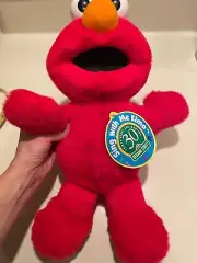 Tyco Vintage Sing With Me Elmo Plush 1997 NWT