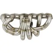 Aeroflow Nissan Rb30 GT30 Vband S/S Manifold Turbo High Mount 50mm - AF8407-6000