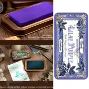 Retro Paper Inkpads Medieval Legend Series Ink Pad with Metal Case School Supply