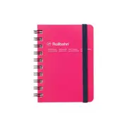 Delfonics Rollbahn Rose 70gsm Medium Spiral Bound Grid Notebook Paper 120 Pages