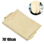 Natural Chamois Water Absorbent Wear-Resistant Cleaning Towel Cloth Car 70x40cm