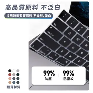 Macbook 鍵盤膜 適用 Apple Pro 13 14 16 Mac 透明鍵盤膜 保護膜 鍵盤膜 防塵膜 Y67