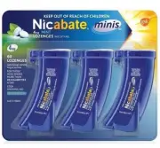 Lot of 15 Nicabate Minis Lozenges - 4mg 900 Lozenges | $17.00 Pk
