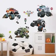 wondever Wall Sticker Cars Boys Wall Sticker Racing Car Cars Wall Sticker Wall Decoration for Children's Room Boys Baby Room Bedroom