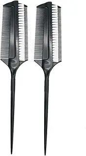 MERRYHAPY 2pc Double Sided Oiled Comb Hair Brush for Hair Dyeing Tinting Coloring Home Salon Use