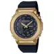 【CASIO 卡西歐】 G-SHOCK 黑金時尚 高貴奢華 金屬錶殼 八角形錶殼 GM-S2100GB-1A_40.4mm