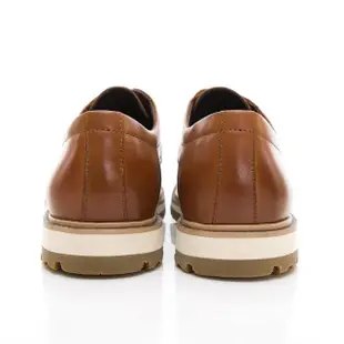 【GEORGE 喬治皮鞋】休閒系列 綁帶柔軟紳士休閒皮鞋-棕色835014BW-24
