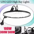UFO LED High Bay Lights 100W 300W 500W Warehouse Industrial Shed Factory Lamps
