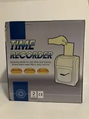 Time Recorder Great For Big Office Or Factories, Heavy Duty, Clock In & Out