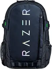 Razer Rogue v3 16" Gaming Laptop Backpack: Travel Carry On Computer Bag - Tear and Water Resistant - Mesh Side Pocket - Fits 16 inch Notebook - Chromatic