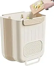 Hanging Trash Can | Multifunctional Kitchen Cabinet Door Waste Bin | Wall Mounted Garbage Can | Portable Foldable Trash Can - Space-Saving Garbage Bin Under Sink for Kitchen