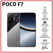(New) Xiaomi POCO F7 5G 12GB+256GB SILVER Dual SIM Unlocked Android Cell Phone