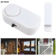 60 Pack Wireless Door And Window Entry Alarm for Battery Home Security System Sw