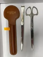 Pfeilring Solingen Vintage Set Scissors & Letter Opener Case (D.I-040)