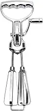 Rotary Egg Beater Manual, Hand Mixer Stirrer, Plating Hand Crank Egg Beater, Egg Whisk Hand Mixer for Snacks, Breads, Desserts, Cakes, Eggs