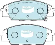 Bendix General CT Front Brake Pad Set for Honda S2000 AP, AP1 2.0L F20C Petrol 1