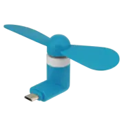 Mini Mobile Micro USB Samsung Android Phone Portable Blue Phone Fan Noiseless