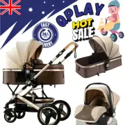 8 in 1⭐Baby Stroller High view pram Foldable pushchair Car Seat basket new buggy