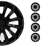 15" Wheel Covers Hubcaps for Subaru Black Matt Matte