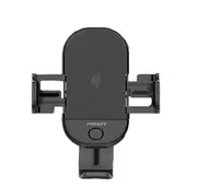 PISEN Gravity-Activated Car vent Mount Vent Phone Holder Electric Bracket Wireless Charger Qi car Holder(15W)Black