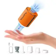 Tiny Pump Portable Air Pump Rechargeable with Camping Lantern for Sleeping Pads