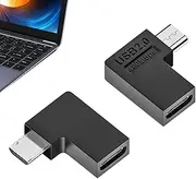 Type C micros-USB Converter - Fast Connector, Reversible USB C Adapter, High Speed Converter | Lightweight micros USB to Type C Converter Smartphones, Handy Port Adapter for on The Use