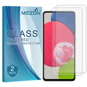 [2 Pack] Samsung Galaxy A52s 5G Tempered Glass Crystal Clear Premium 9H HD Screen Protector by MEZON – Case Friendly, Shock Absorption (A52s 5G, 9H)
