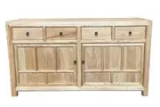 MF Solid Timber 2-Door 4-Drawer Sideboard