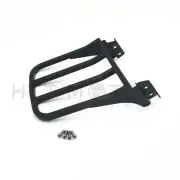 2 Up Rear Luggage Rack For Harley 04-later XL 02-05 Dyna Flat Black Detachable