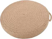 KITANDOVE Woven Stool for Lightweight Floor Cushion for Garden Patio Living Versatile Seating Footrest Design for Spaces