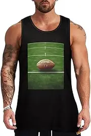 [NQHJT] Men Tank Tops Football Field Ball Sport Sleeveless T Shirts for Men's Fitness Quick Dry Gym Tank Top for Men
