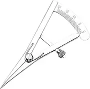 Fabric Folding Press - Wing Divider Compass, Leathercraft Measuring Tool | Precision Spring Divider, Screw-Type Adjustable Marking Gauge, High-Polished Edge Creaser for Woodworking, Metalworking,