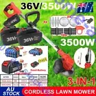 3500W Whipper Snipper Mower Cordless Grass Trimmer Lawn Cutter 36V Brushcutter