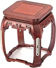 Display Stand Pedestal Wooden Base Vase Teapot Pedestal Solid Wood Square Display Stand Bonsai Base for Home Office Garden Decoration Bonsai Pedestal (Color : A)