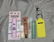 Lip Products Bundle- Lip Balm, Lip Gloss, Lip Balm Holder Keychain + More BNIB