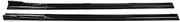 2.2M Universal Car Side Skirts Extension Rocker Panels Lip Bumper Personality Modification Compatible for BMW E90 E90 F10 for Subaru WRX(Glossy Black)