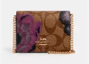 BN Coach 6265 Mini Wallet In Signature Canvas With Kaffe Fassett Print