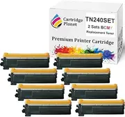 Cartridge Planet 2 Sets BCMY Compatible Toner Cartridge for Brother TN-240 TN240BK TN240C TN240M TN240Y (2,200/1,400 (B/CMY) pages) for DCP9010CN HL3040CN HL3045CN HL3070CW HL3075CW MFC9120CN MFC912..