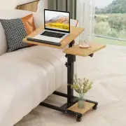 Laptop Desk Laptop Stand for Bed Portable Desk Overbed Bedside Table Mobile R...