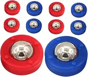 Gogogmee Rolling Bead Set for Boys and Girls 10pc Mini Shuffleboard Replacement Pucks for Tabletop Game Indoor Play