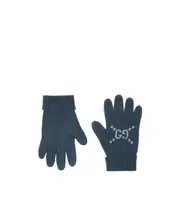 GG jacquard gloves S,L,M Navy blue and light blue