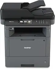 brother MFC-L5755DW Mono Laser Multi-Function Centre, Wireless/USB 2.0/Network, Printer/Scanner/Copier/Fax Machine, 2 Sided Printing, A4 Printer, Business Printer, Grey/Black, Large