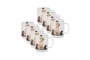 8PK Ashdene Puppy Love Labrador Drinking Beverage Coffee Tea Mug Cup 11.5x8cm