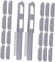 Beatifufu 50 Pack Perm Rods Hair Curling Rods for Women Styling Tool Small Plastic Perming Rods Salon Perm Rods for Hair Lengths