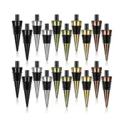 20pieces Blank Stopper With Threaded Post Metal Wine Stopper Inserts Set Hardware For Wood Turning As Shown
