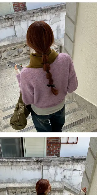 【Codibook】韓國 DAILYJOU 寬鬆圓領針織上衣［預購］針織衫 毛衣 女裝